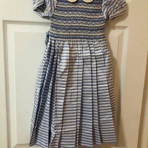 Old World Children Silk Smock Dress 4T